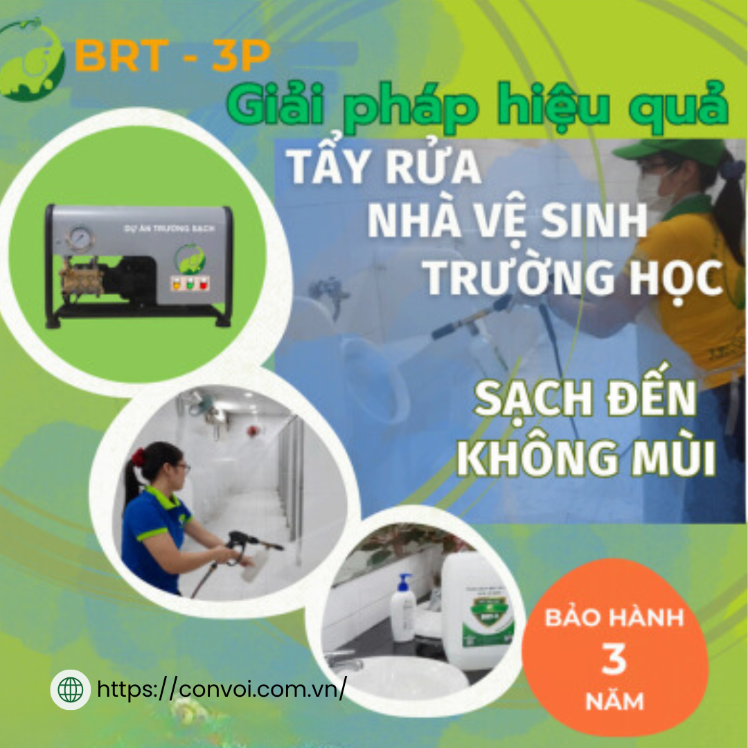 Giải Pháp Hiệu Quả - Tẩy Rửa Nhà Vệ Sinh Trường